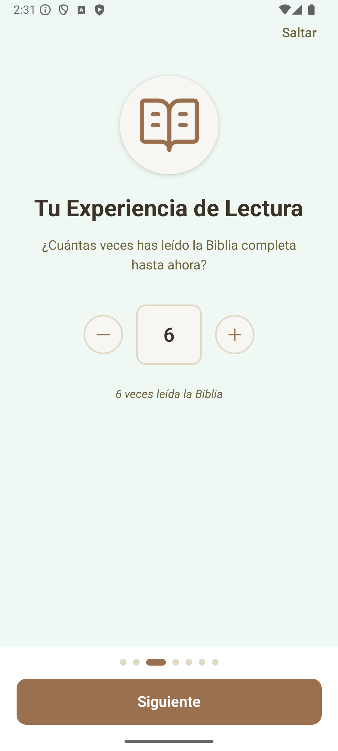 Captura de la app Biblia Reina Valera 1960