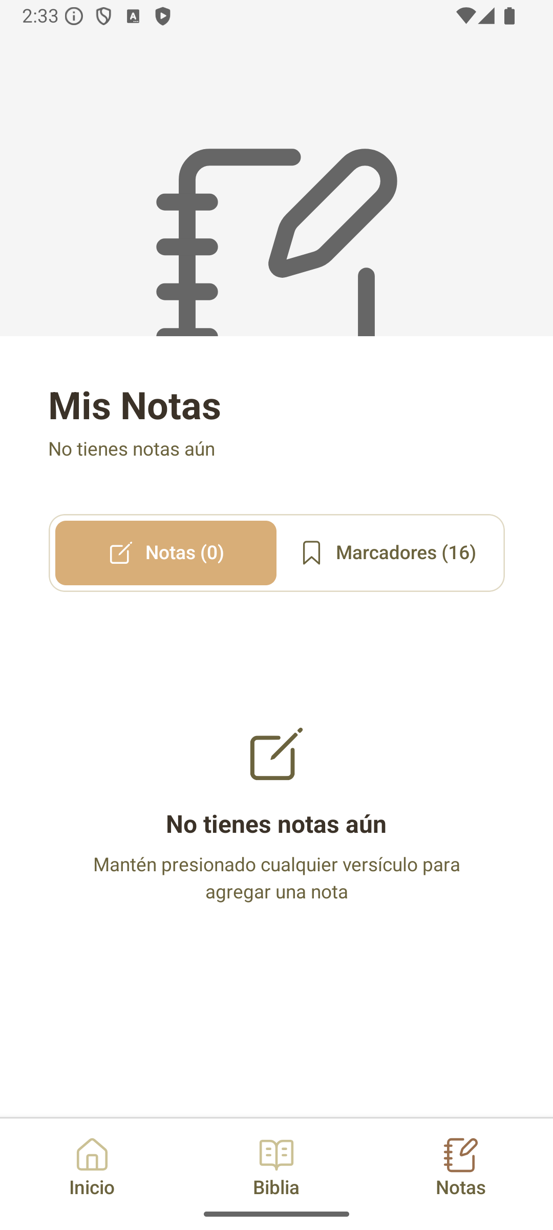 Captura de la app Biblia Reina Valera 1960